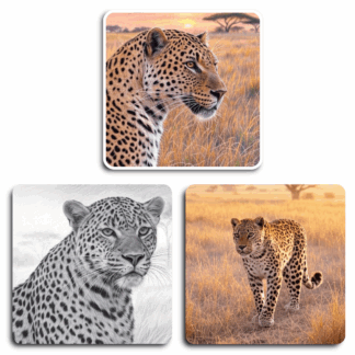 TrendSpire Leopard Stickers - Set of 3