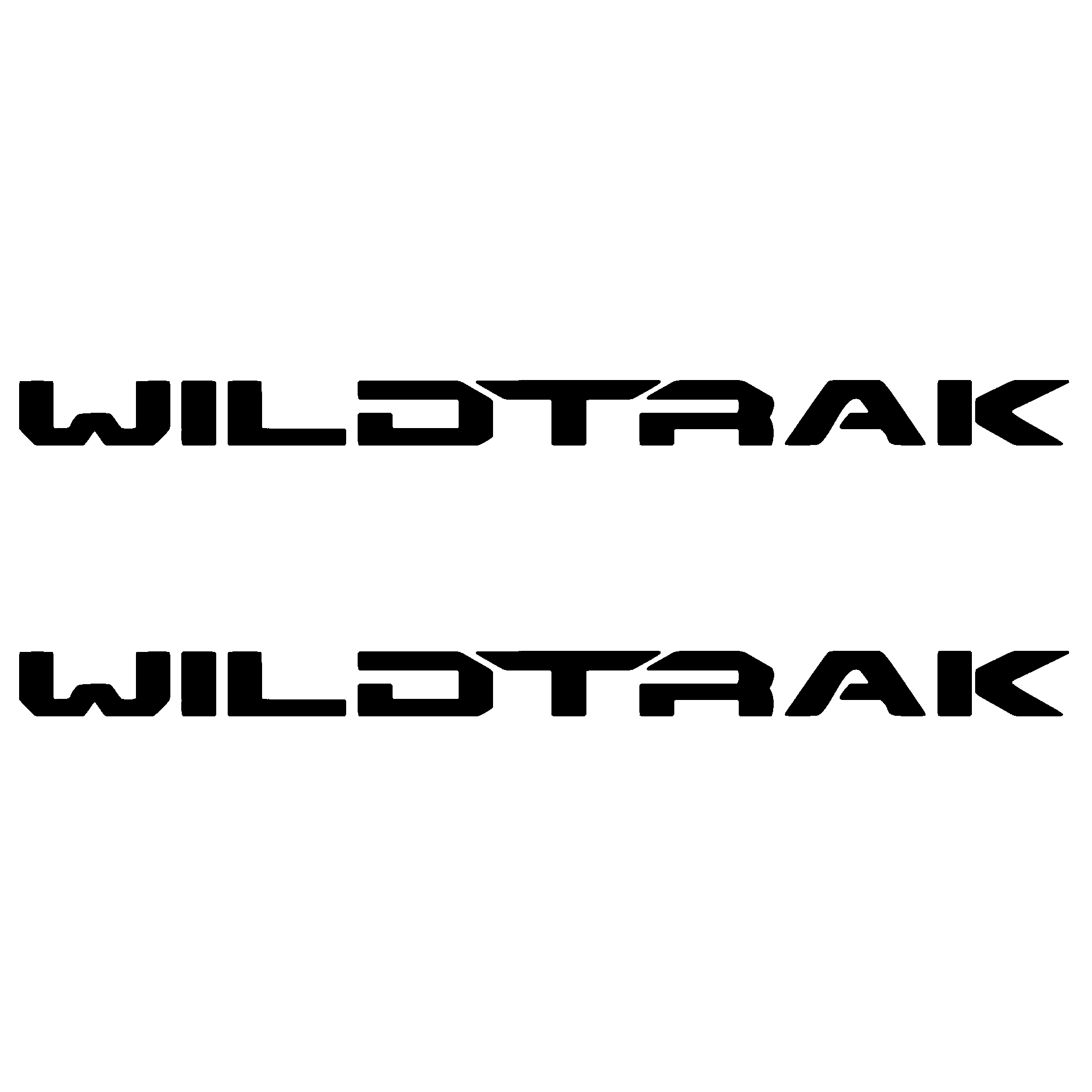 Wildtrak Vinyl Stickers - Set of 2