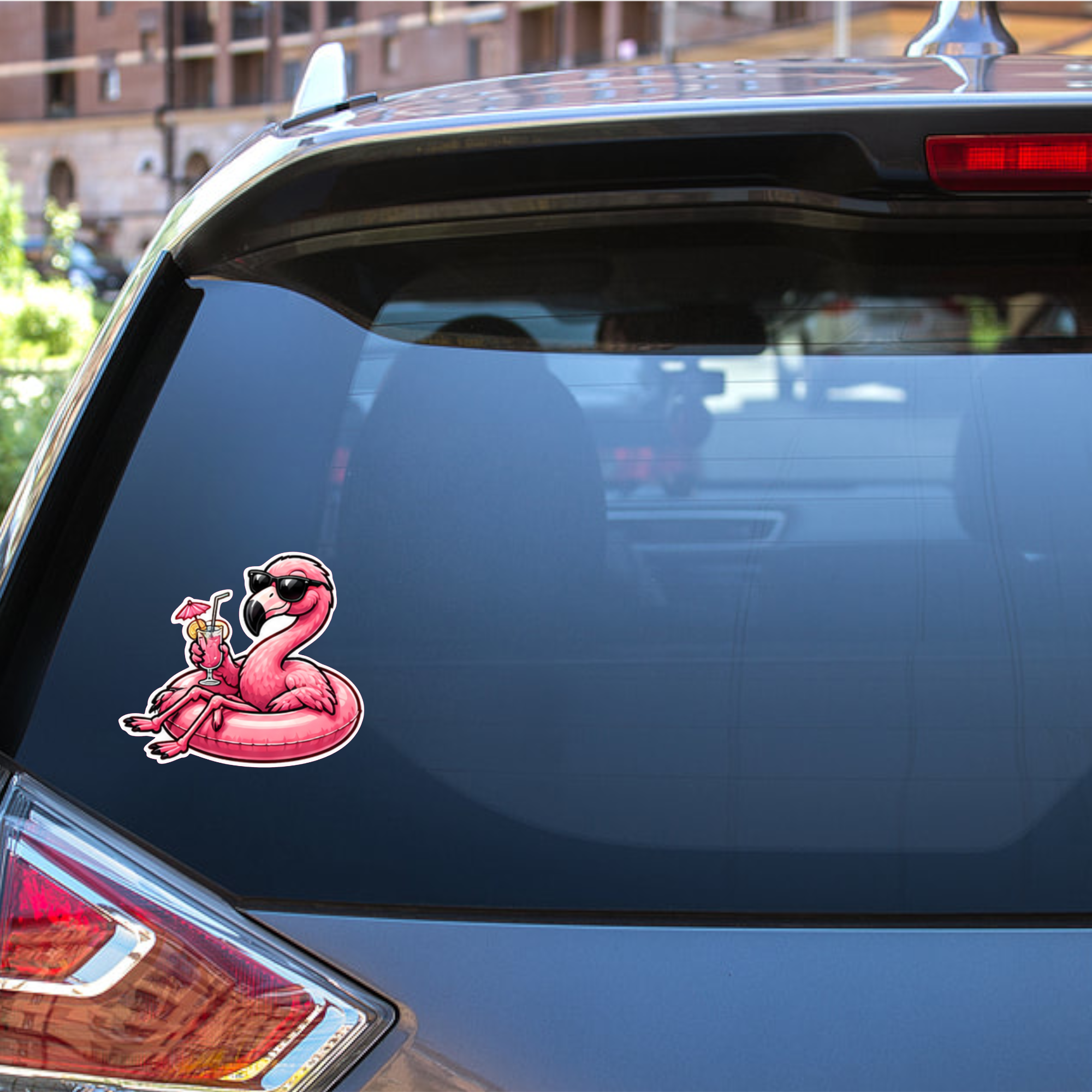 Flamingos Clipart Vinyl Stickers (Colour) - Set of 24 - Image 3
