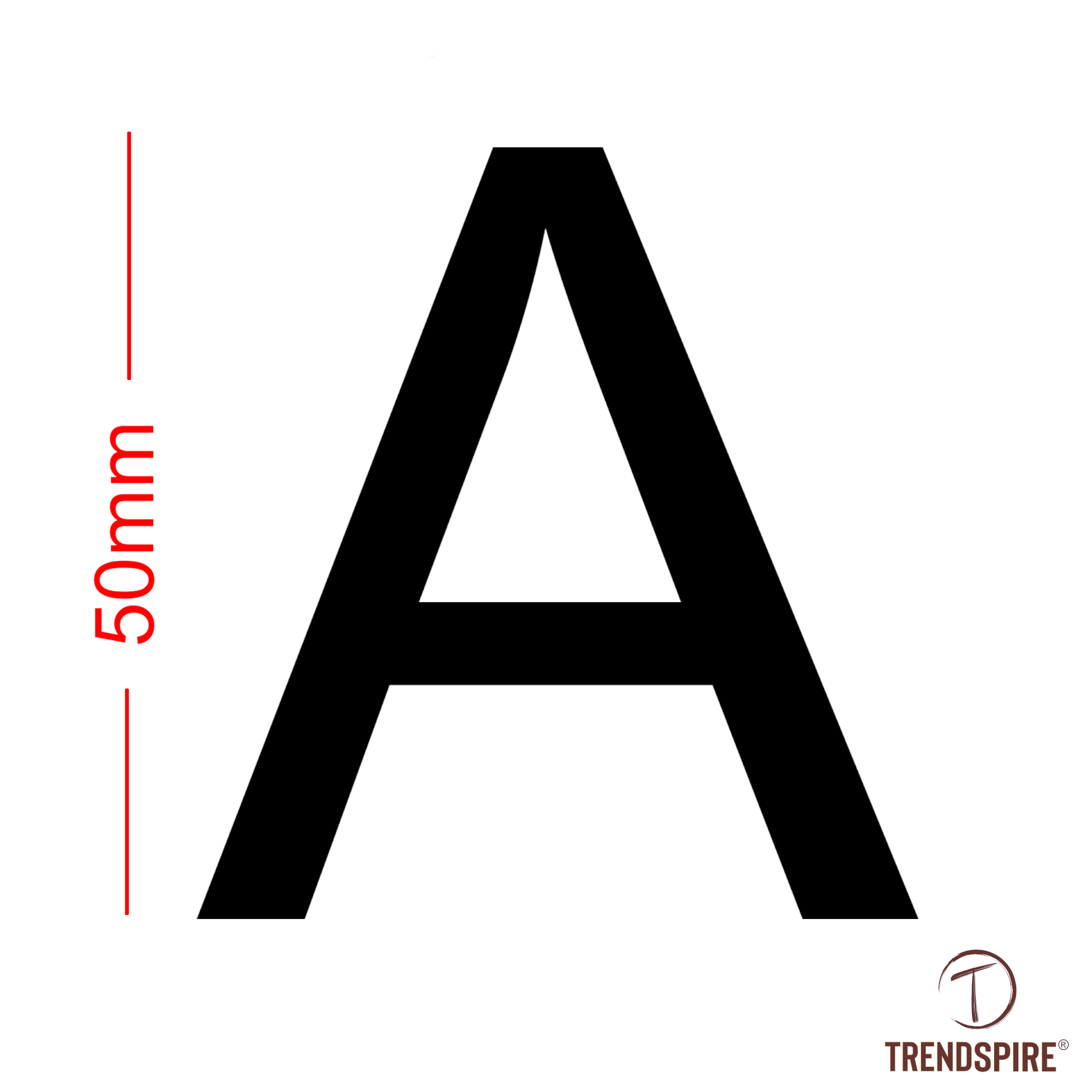 Letters 5cm Vinyl Stickers A-Z (2-pack) - Image 3