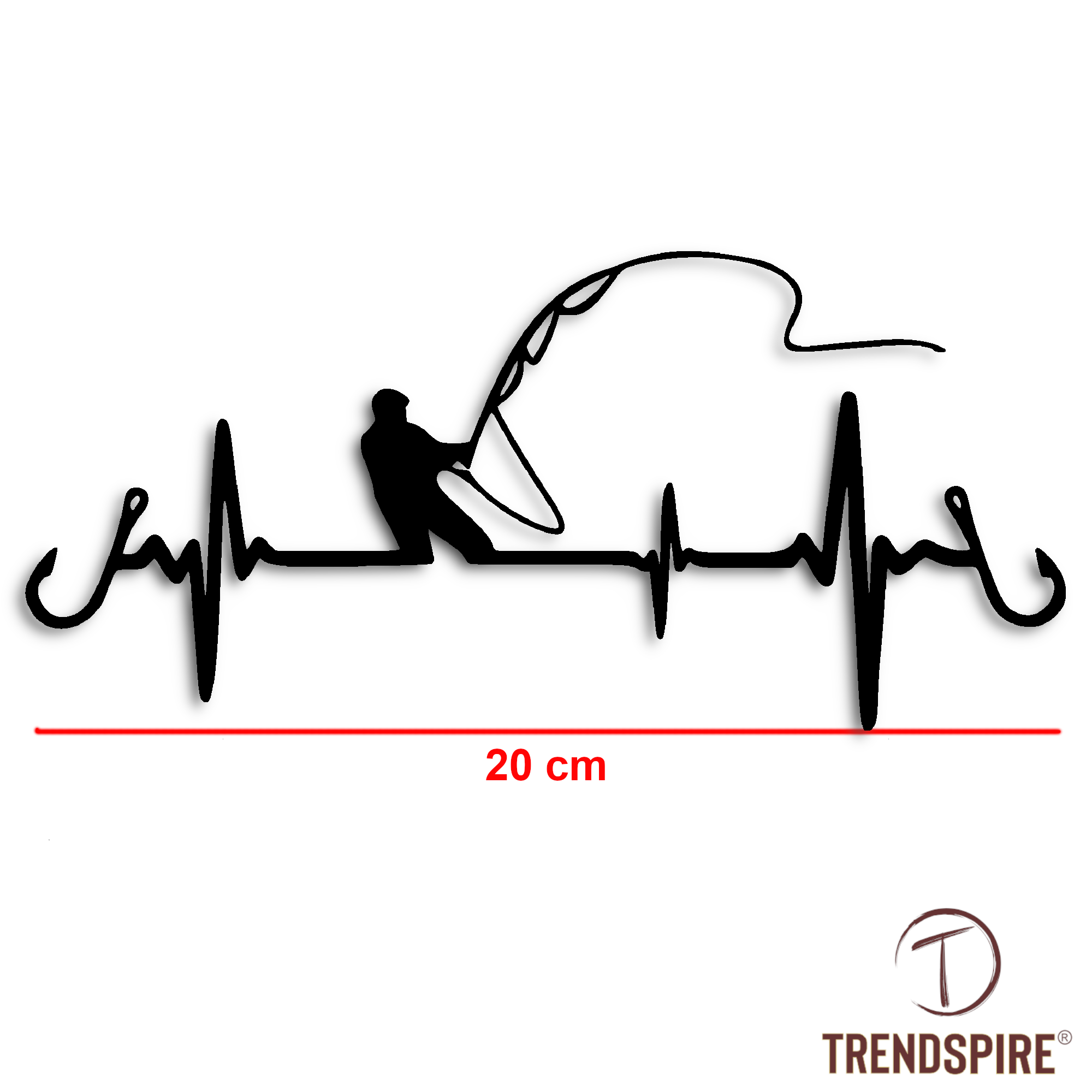 Fishing Decal/Sticker - Set of 2 - Black - Image 2