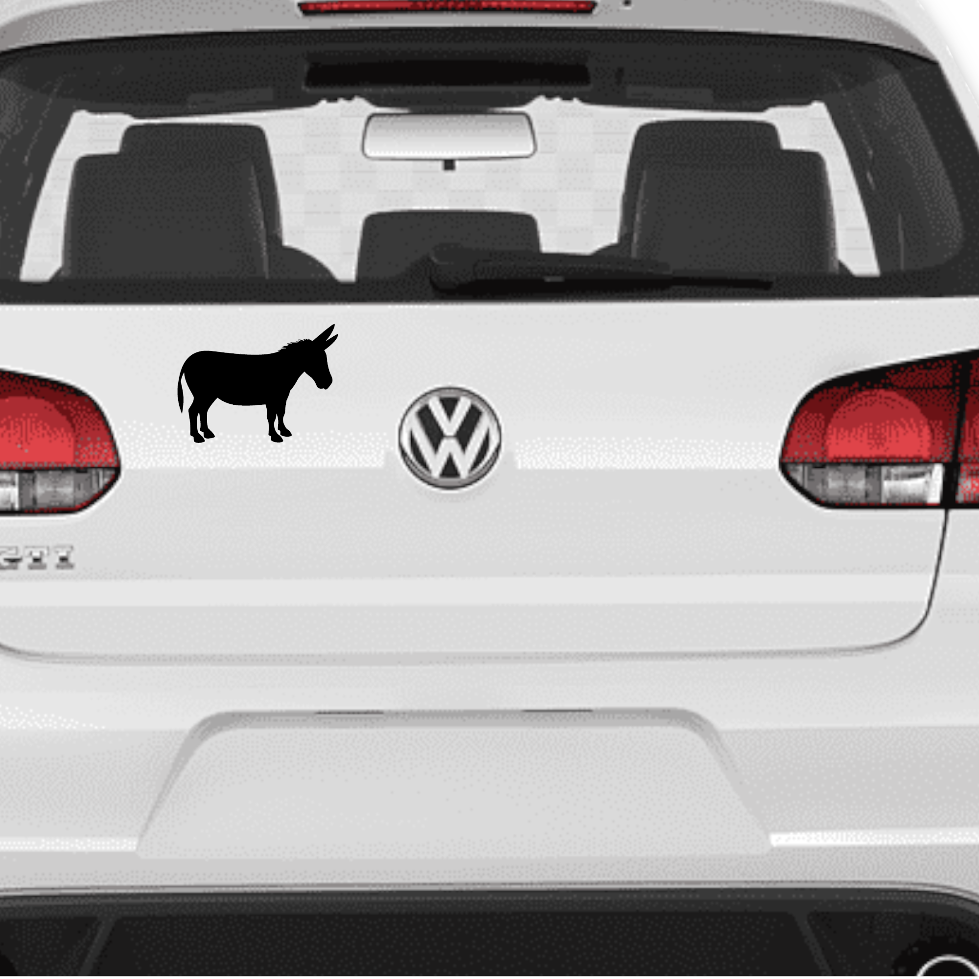 Vinyl Car Stickers - Donkey Set - Image 7