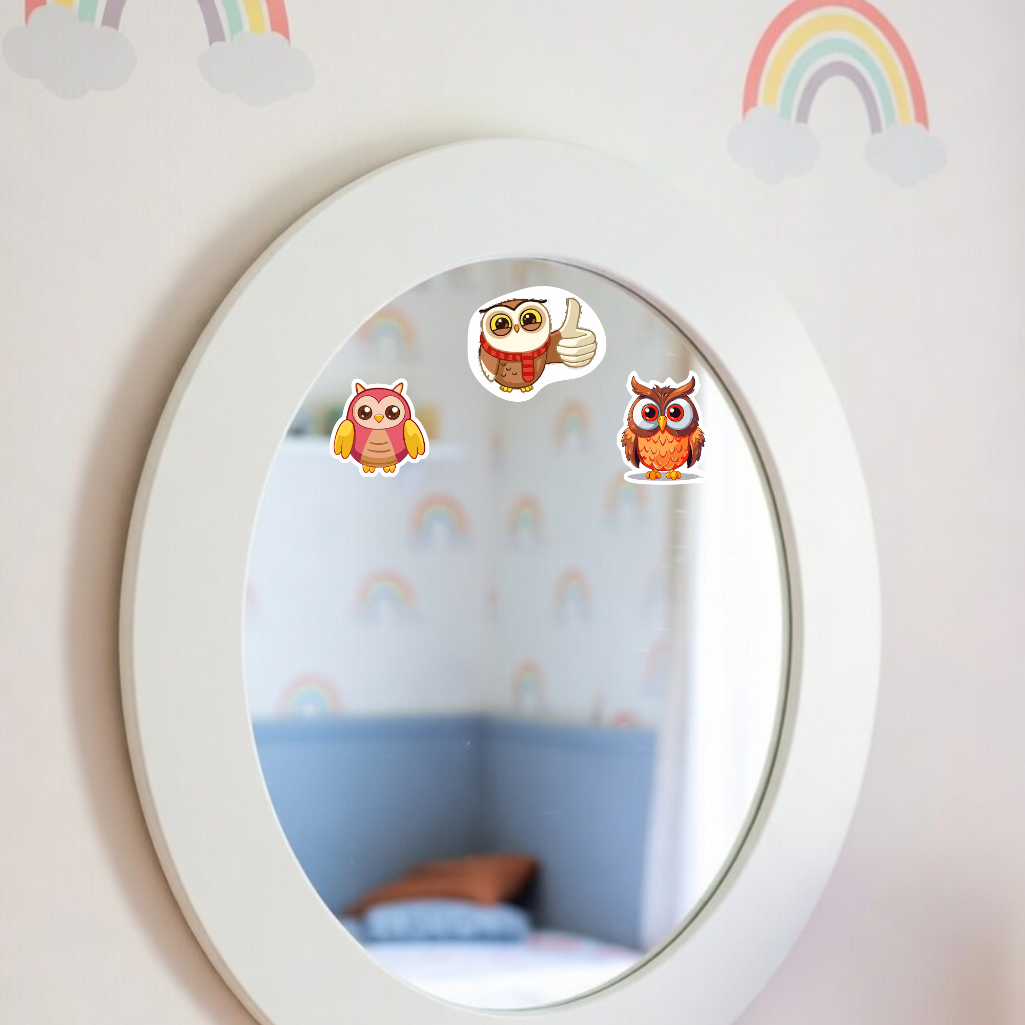 Owls Vinyl Stickers (Colour) - Image 5