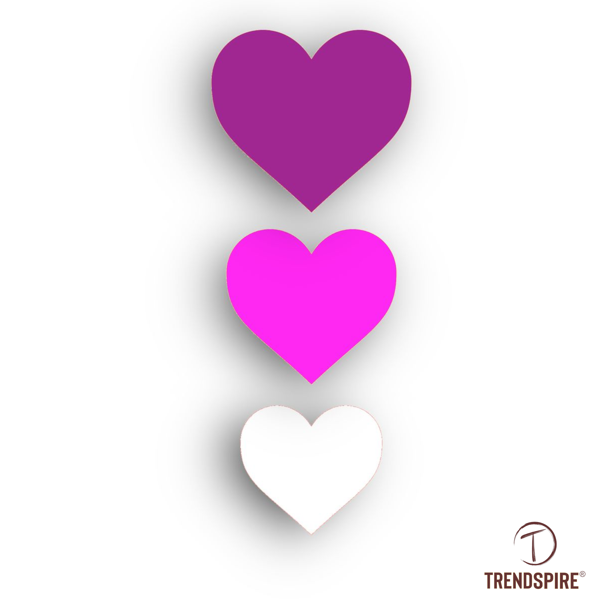 Vinyl Car Stickers 9 Hearts - Image 2