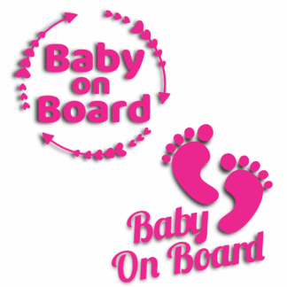 TrendSpire Baby On Board Decals - Set of 2