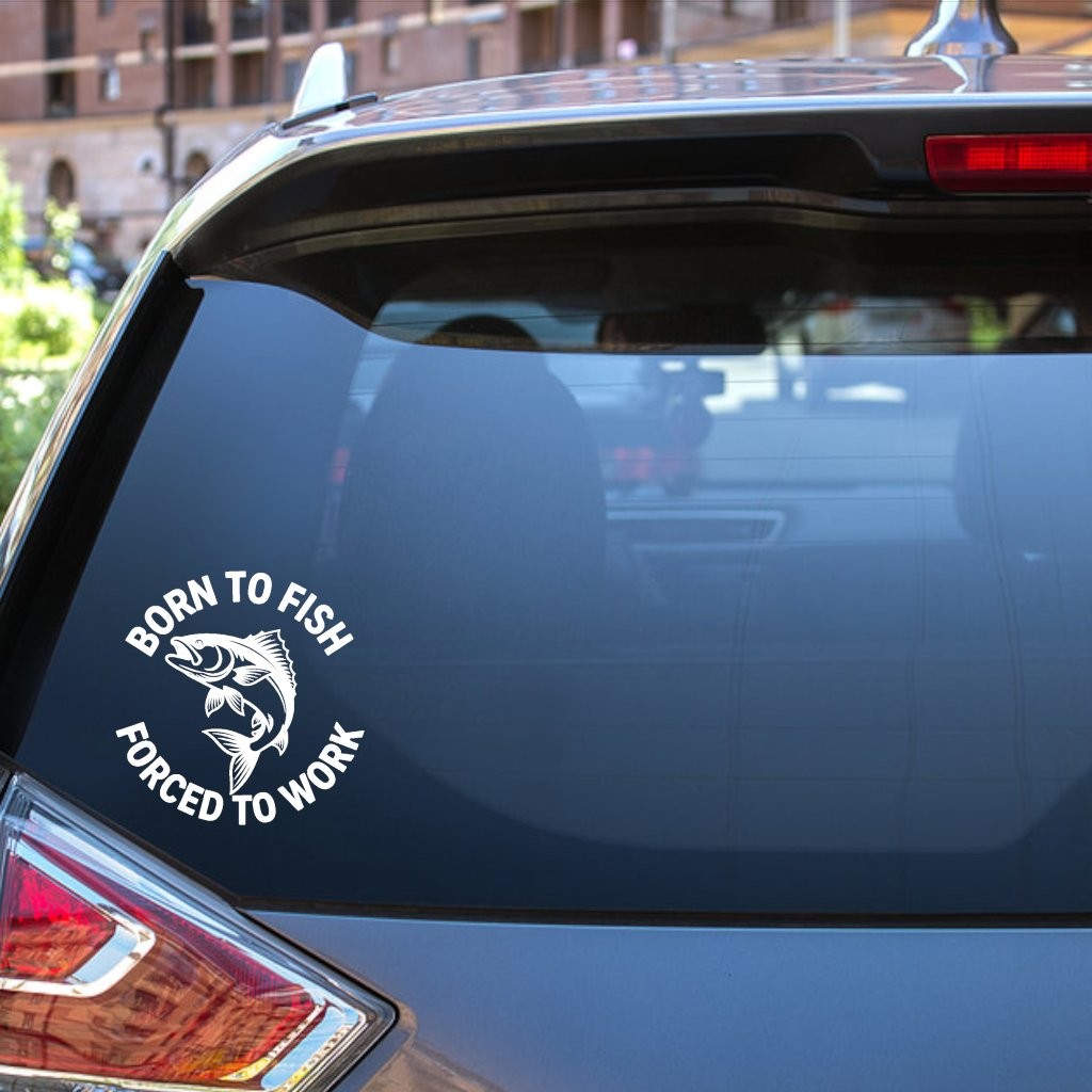 TrendSpire Born To Fish Vinyl Stickers – Set of 2 - Image 10