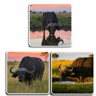 TrendSpire Buffalo Stickers - Set of 3