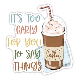 TrendSpire Coffee Stickers - Set of 6