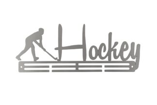 Male Hockey Stainless Steel Medal Hanger