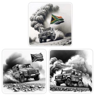 Land Rover Stickers - Set of 3