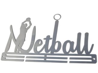 Netball Medal Hanger - Stainless Steel