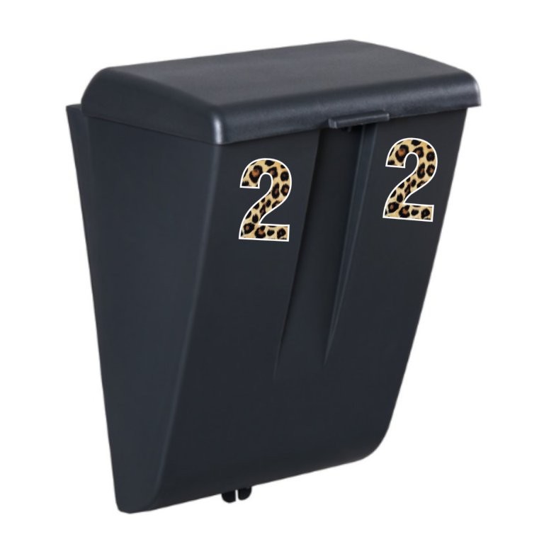 TrendSpire 5cm Numbers - Leopard print - Set of 51 - Image 5