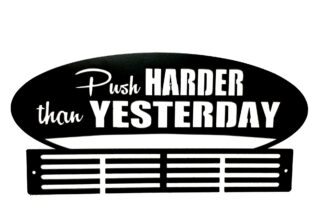 Push Harder 48 Medal Hanger
