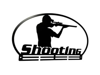 Shooting Medal Hanger - Black