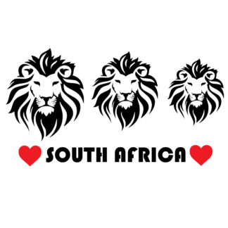 Vinyl Car Stickers - Lion Set