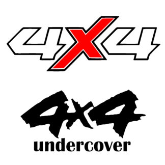 Vinyl Car Stickers - 4x4 Undercover