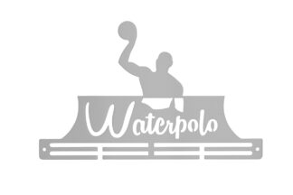 Waterpolo Medal Hanger - Stainless Steel