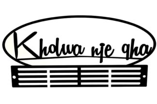 Xhosa Kholwa 48 Medal Hanger - Black