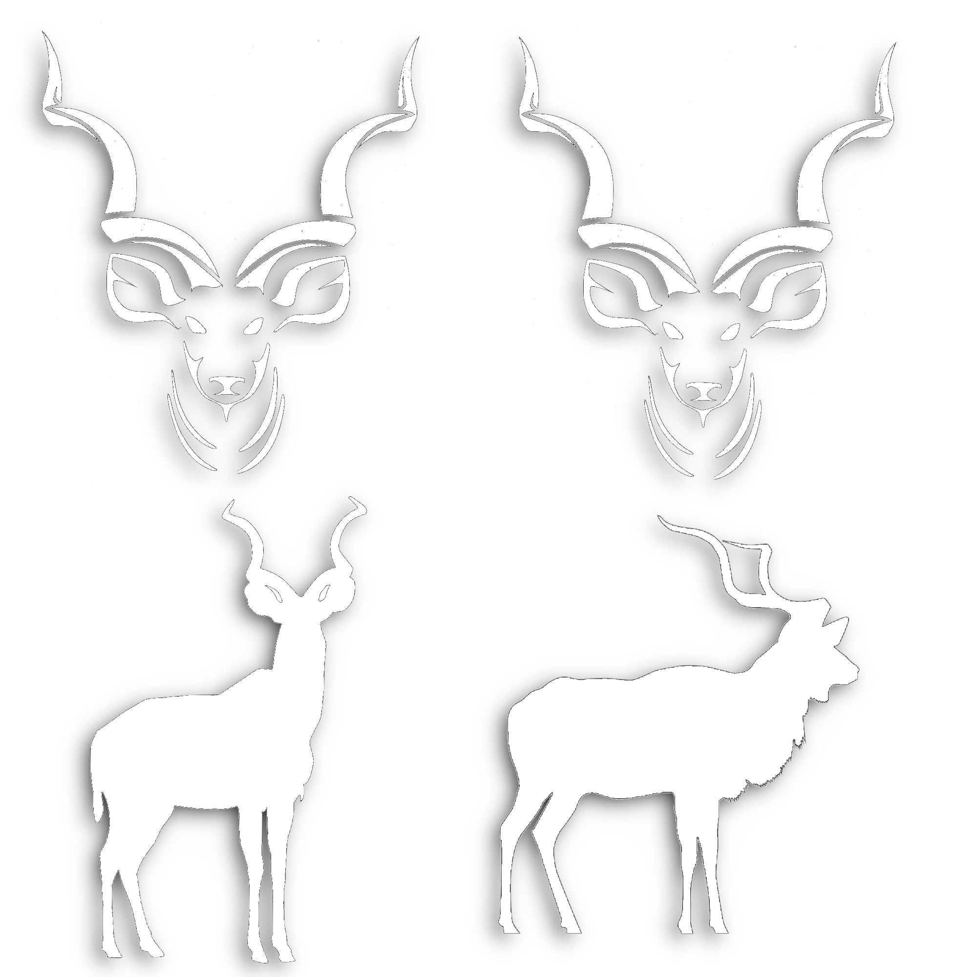 Vinyl Car Stickers - Kudu Combo Set - Image 5